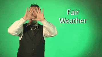 sign language fair weather GIF by Sign with Robert