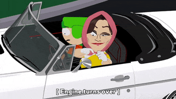 kyle broflovski car GIF by South Park