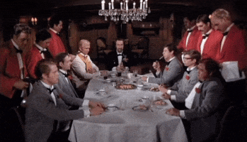Dinner Party Laser GIF by Warner Archive