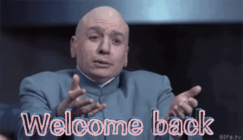 Welcome Back Reaction GIF by reactionseditor - Find & Share on GIPHY