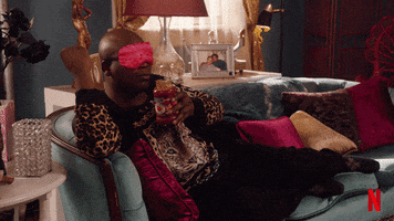 Titus Andromedon Drinking GIF by Unbreakable Kimmy Schmidt