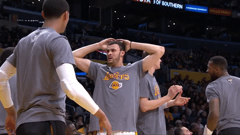 los angeles lakers what GIF by NBA