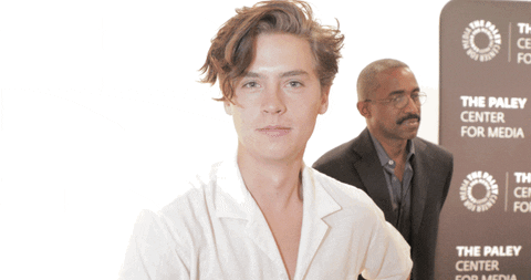 Happy Cole Sprouse GIF by The Paley Center for Media - Find & Share on GIPHY