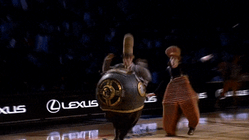 happy circus GIF by NBA