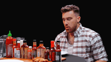 Travis Kelce Hot Ones GIF by First We Feast: Hot Ones