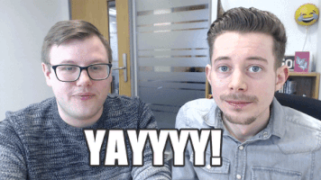 excited GIF by Andrew and Pete