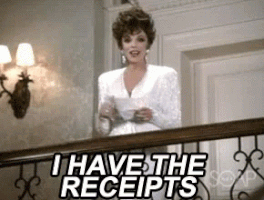 bowtiebari dynasty receipts joan collins GIF