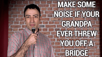 make some noise bridge GIF by Eric Jennifer