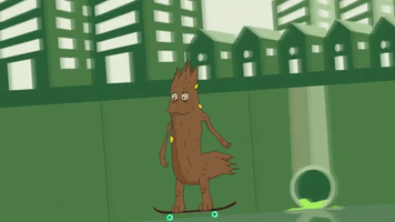 renatomontoro skate merda bosta rolÃª GIF