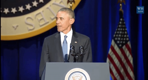 Barack Obama Sigh GIF by Obama - Find & Share on GIPHY