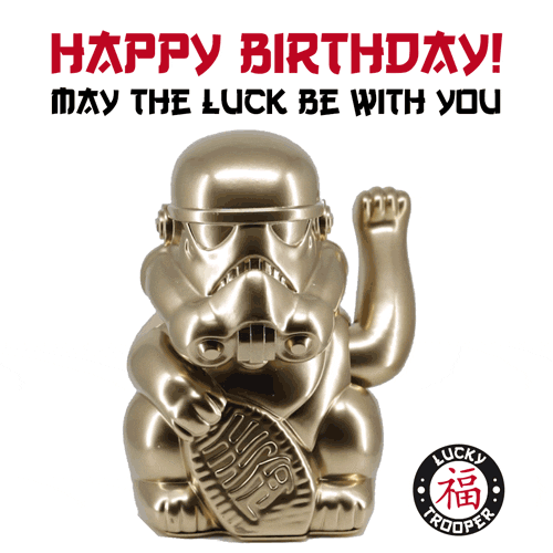 bernhardrauscher happy birthday lucky trooper GIF