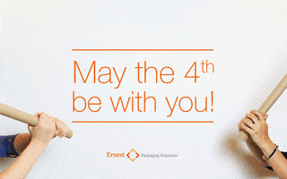 May The Fourth Be With You Star Wars GIF by ernestpackaging