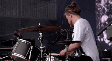 Drumming Of Monsters And Men GIF by GOV BALL NYC