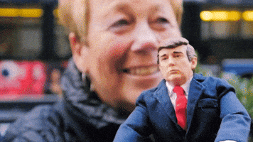 Donald Trump Doll GIF by Josh Ethan  Johnson