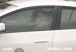 parks and recreation hiding GIF by HULU