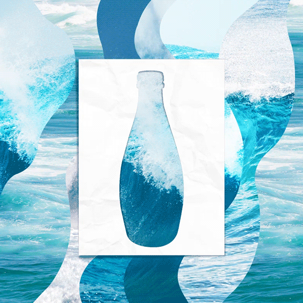 water sea GIF by Perrier