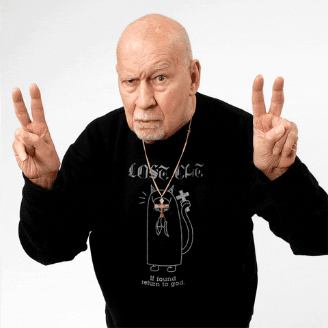 Pray George Lois GIF by Lost Cat™