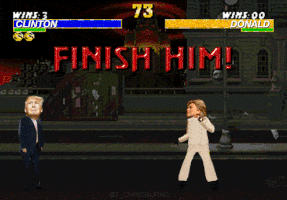 burnsydelight trump donald trump president debate GIF
