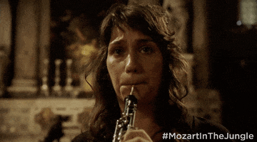 scared season 3 GIF by Mozart In The Jungle