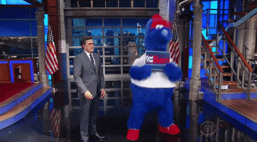 happy fun GIF by The Late Show With Stephen Colbert