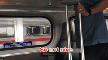 SMCTD etiquette caltrain caltrainmanners GIF
