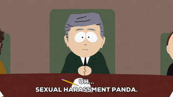 sexual harassment panda mayor GIF by South Park 
