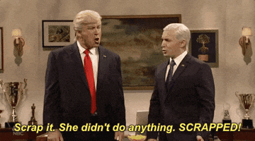 Scrap It Donald Trump GIF by Saturday Night Live