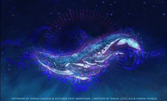 simonhaiduk art animals blue nature GIF