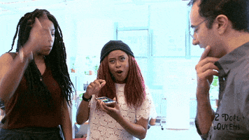 Turn Up Dancing GIF by 2 Dope Queens Podcast