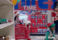 Christmas Shopping GIF by HULU Months of the Year in English