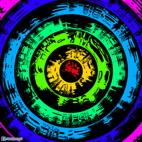 rainbow noise GIF by Psyklon