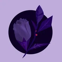 dennismoore holiday rose flower purple GIF