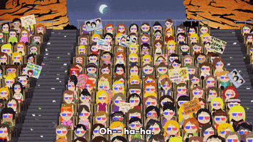 3d crowd GIF by South Park 