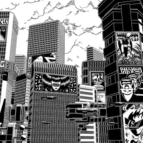 Black And White Sf GIF by GERIKO