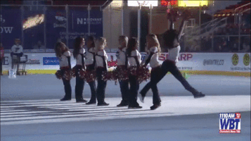 dancers cheerleading GIF by Charlotte Checkers