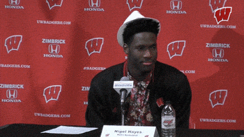 College Basketball Mic Drop GIF by Wisconsin Badgers