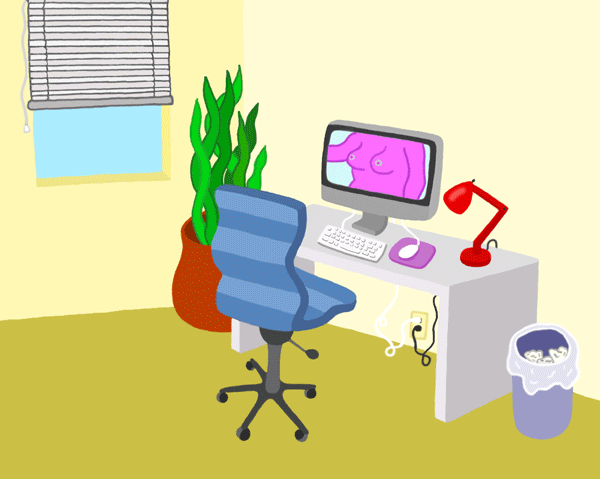 Computer Creeper GIF by Annie Gugliotta - Find & Share on GIPHY