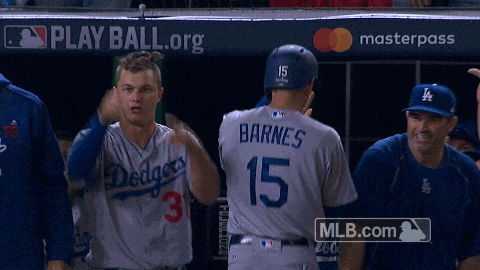 Excited Los Angeles Dodgers GIF by MLB - Find & Share on GIPHY