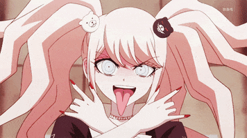 yukineuchiha anime #danganronpa #enoshima #junko GIF