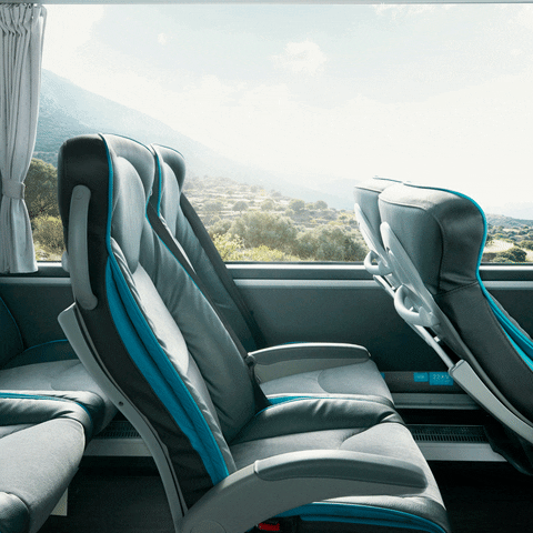 #ouibus #bus #autocar #comfortable #travel #voyage GIF by OUIBUS