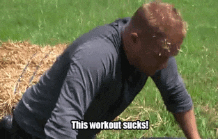 tired work out GIF by I Love Kellie Pickler