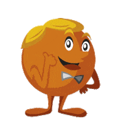 Orange Thumbs Up Sticker by fuessiotherapie