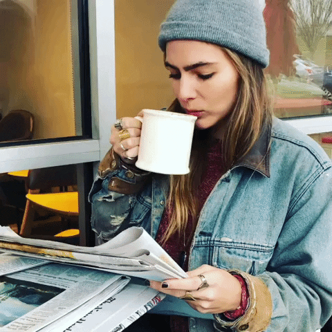 Good Morning Coffee GIF by Lauren Jenkins