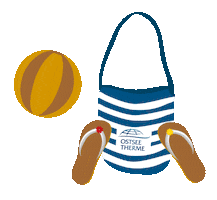 Beach Ocean Sticker by Ostsee Therme Scharbeutz