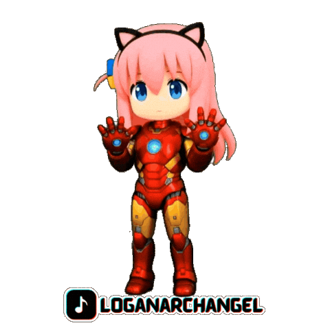 Bocchi Ironman Suit Sticker
