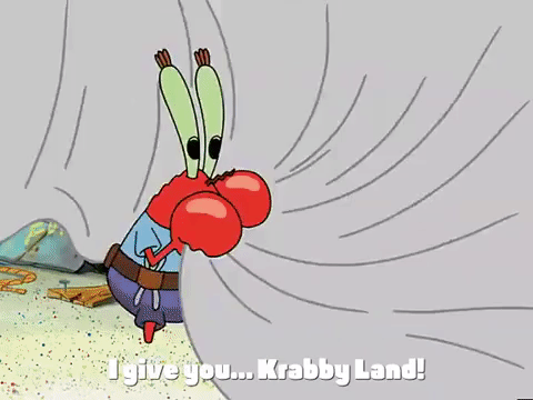 spongebob krabby land