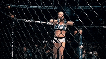 Excited Holly Holm GIF by UFC