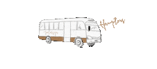 4Th Of July Bus Sticker by Petersyn