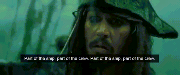 part of the ship part of the crew part of the ship part of the crew