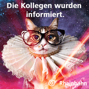 Cat Space GIF by Rheinbahn